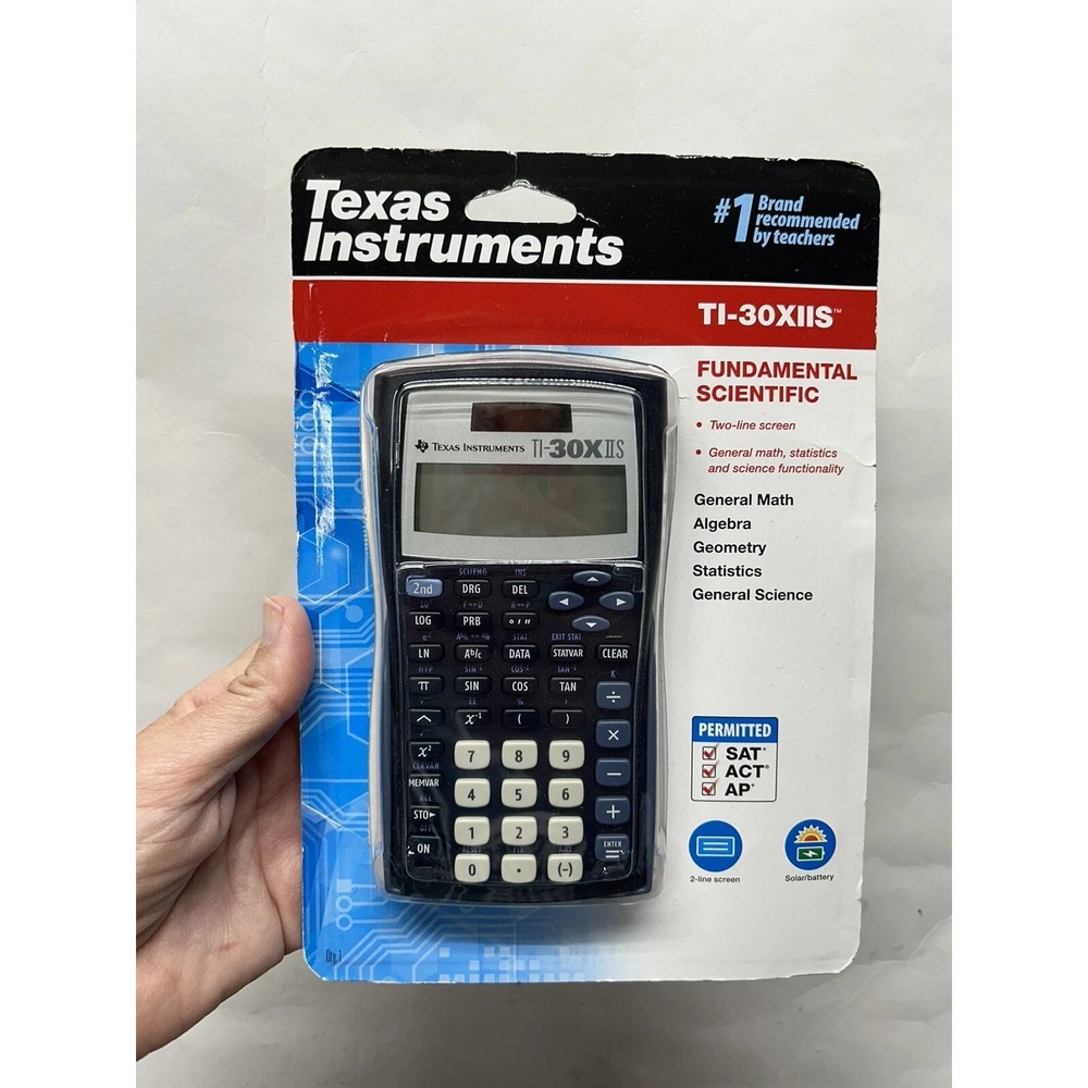 Texas Instruments TI30XIIS Fundamental Scientific Calculator SAT ACT AP Solar(H2